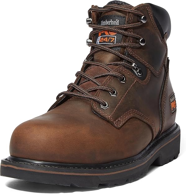 Timberland PRO Men's Pit Boss 6 Inch Steel Safety Toe Industrial Work Boot