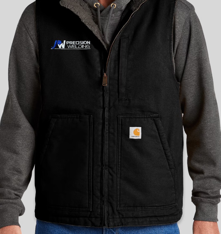 Carhartt Sherpa-Lined Mock Neck Vest - Embroidered