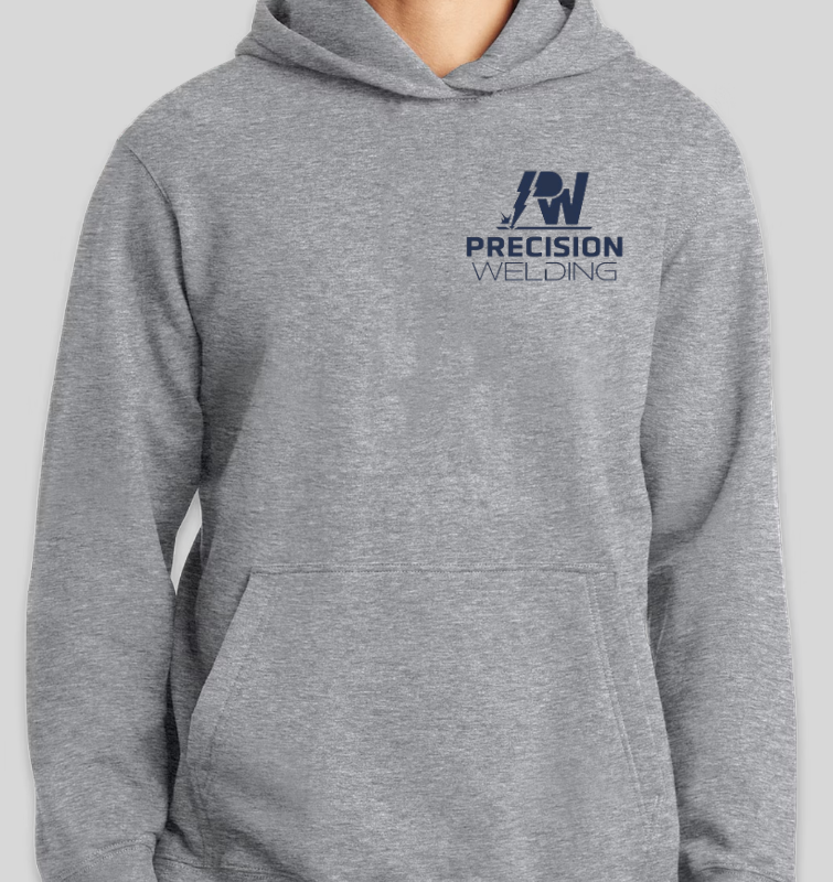 Port & Company Fleece Pullover Hoodie - PW Vertical Flag